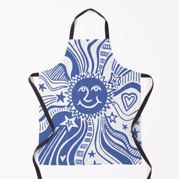 Item preview, Sun Print - Dark Blue Background designed and sold by Helen McCartney Designs.