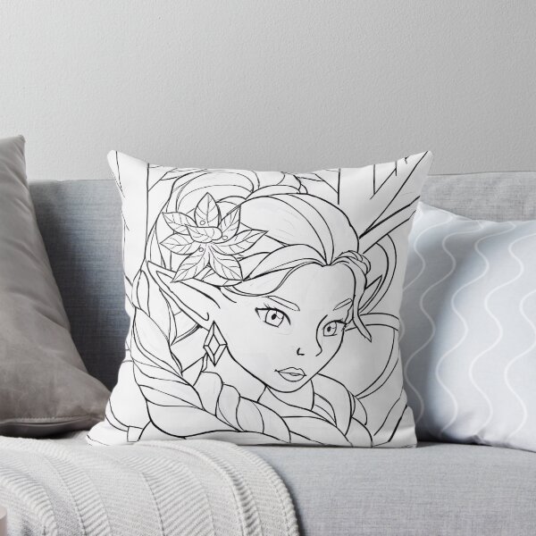 Item preview, Fairy #2 Coloring Page Pattern  designed and sold by DavidColoring.