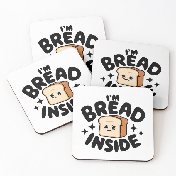 Item preview, I'm Bread Inside! Cute Bread Pun designed and sold by PMCreative.
