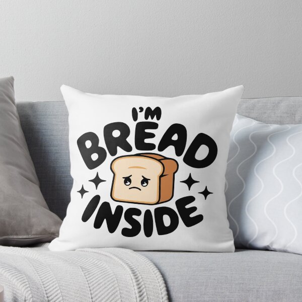 Item preview, I'm Bread Inside! Cute Bread Pun designed and sold by PMCreative.