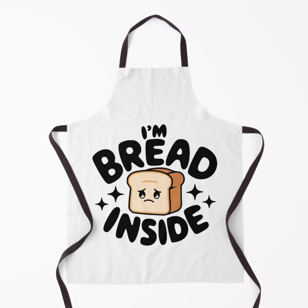 Item preview, I'm Bread Inside! Cute Bread Pun designed and sold by PMCreative.
