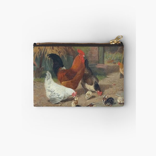 Item preview, Chickens in a Farmyard by Arthur Batt designed and sold by tomorrowsart.