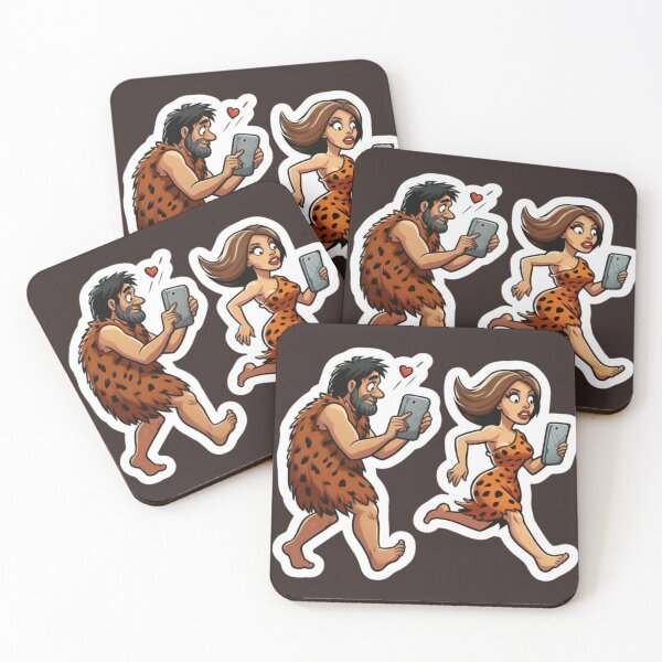 Item preview, Modern Caveman Couple Falcon-Frequency Drop-Amalgramation Reloaded designed and sold by Imaginarium of Chaos falcon88 .