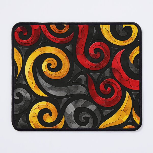 Item preview, New Zealand Paua Māori Pattern Koru Design 352 designed and sold by GrinGalore.