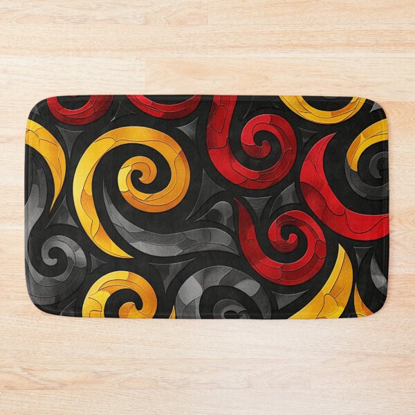 Item preview, New Zealand Paua Māori Pattern Koru Design 352 designed and sold by GrinGalore.