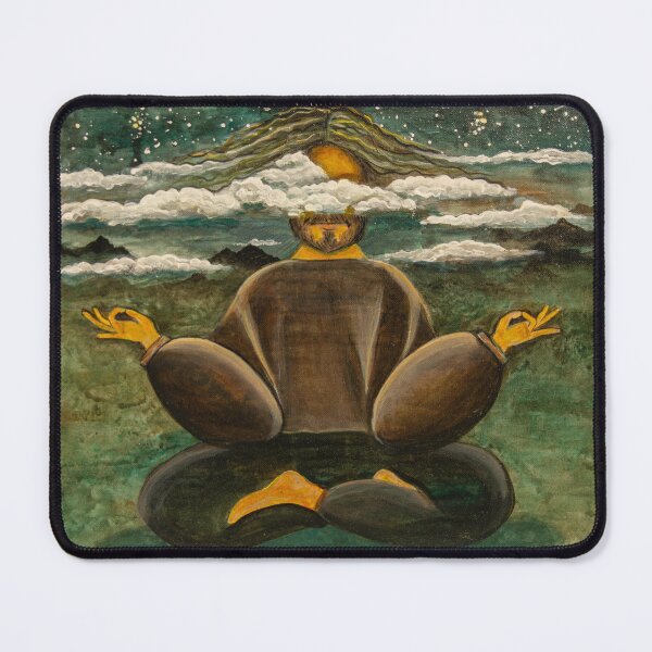 Item preview, Jesus Yogi.I painted this modern icon to transform the perception of icons that has remained unchanged for the past 2000 years. designed and sold by MESSAYA.