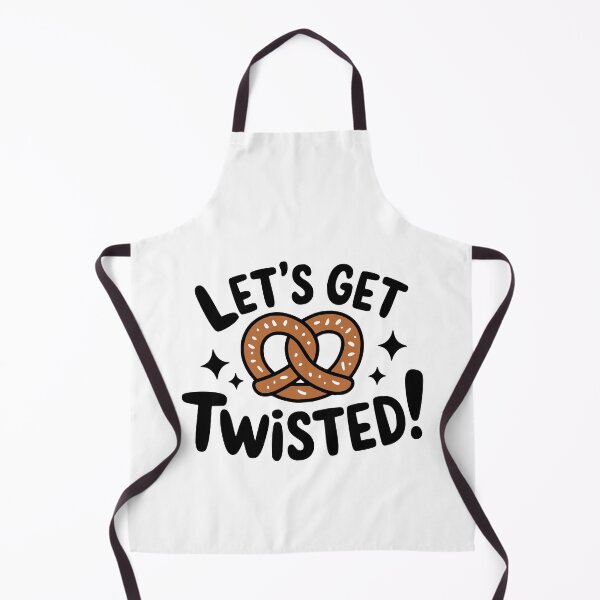 Item preview, Let's Get Twisted! Funny Pretzel Pun designed and sold by PMCreative.