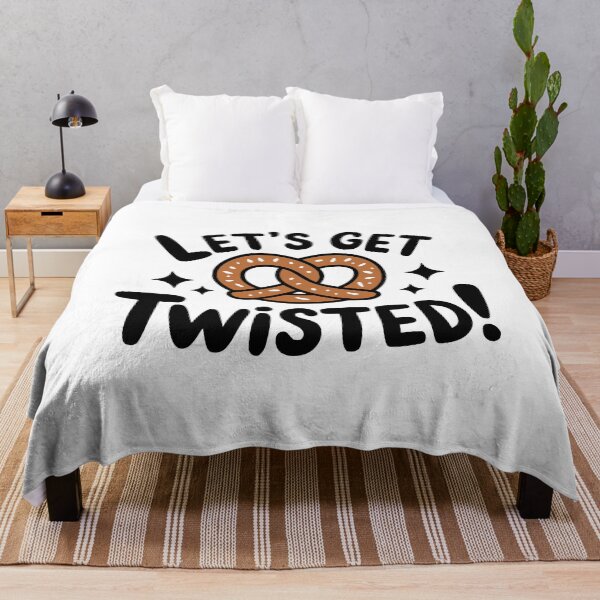 Item preview, Let's Get Twisted! Funny Pretzel Pun designed and sold by PMCreative.