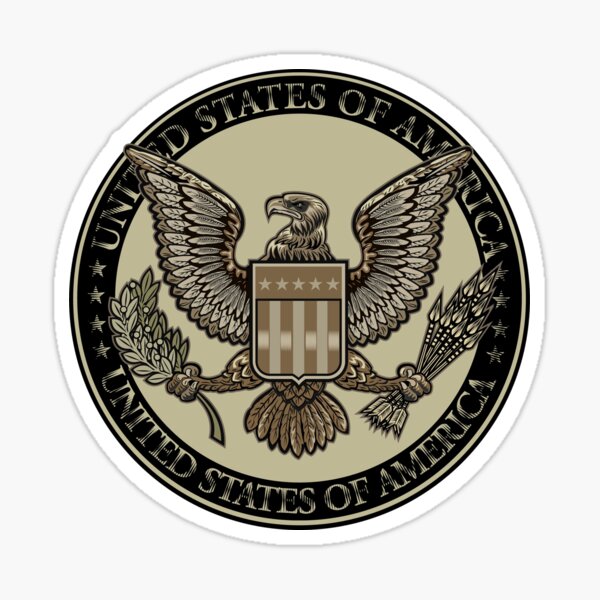 CONTRABAND - Eagle Logo 8 Sticker