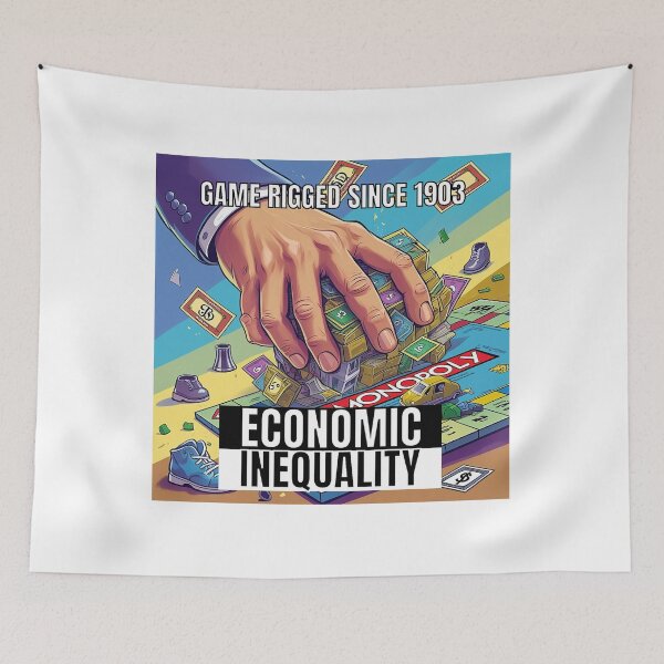 Item preview, Economic Inequality: Game Rigged Since 1903 designed and sold by ReMindByJVictor.