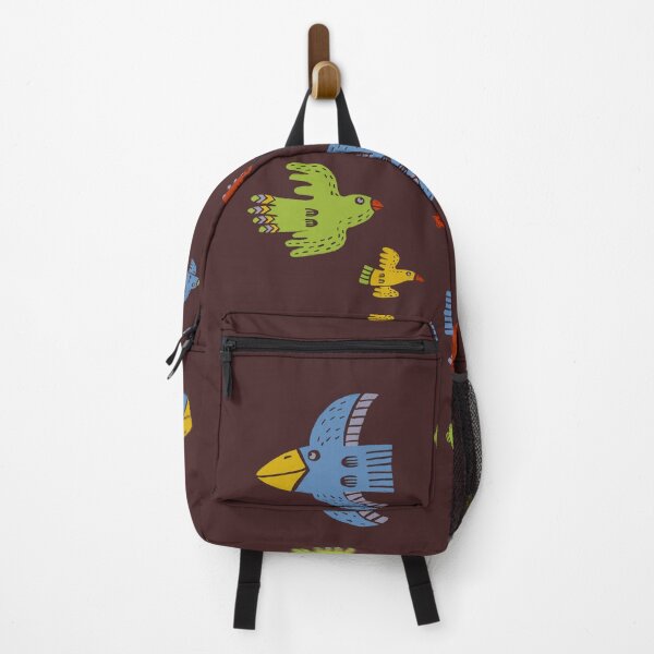 Item preview, Spring birds on chocolate brown designed and sold by KOUZZA.