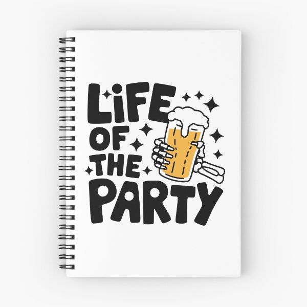 Item preview, Life of The Party! Cute Skeleton Beer Pun designed and sold by PMCreative.