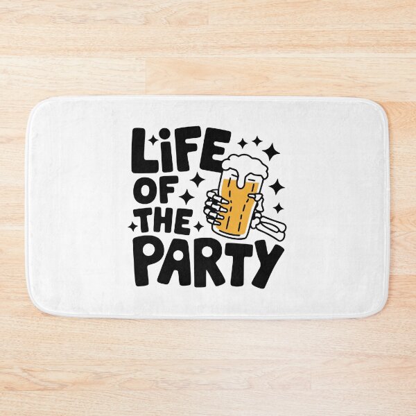 Item preview, Life of The Party! Cute Skeleton Beer Pun designed and sold by PMCreative.