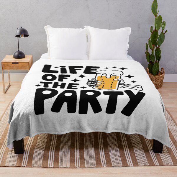 Item preview, Life of The Party! Cute Skeleton Beer Pun designed and sold by PMCreative.