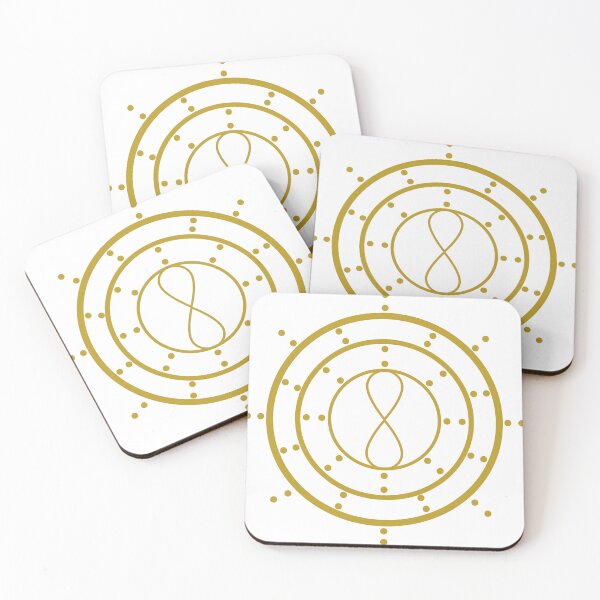 Item preview, Infinity circles and spots designed and sold by KWGD - Kelly Woodward Graphic Designer.