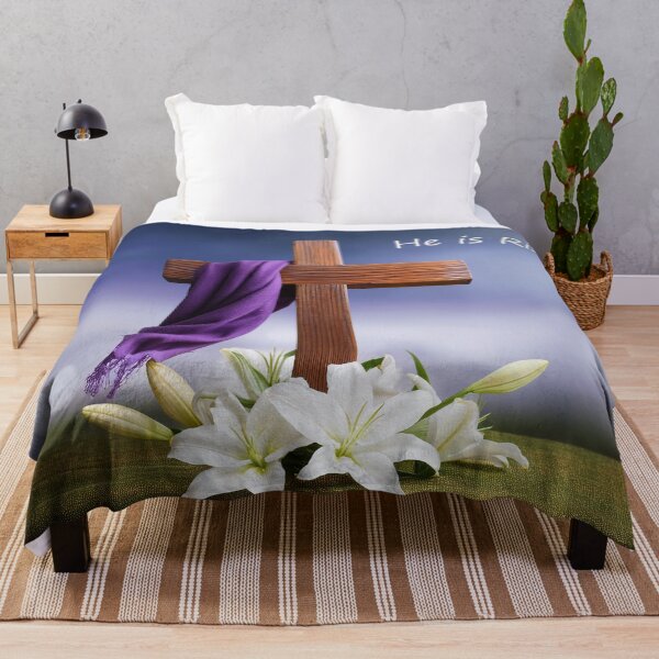 Item preview, Cross and Easter Lilies designed and sold by Kathy Weaver.