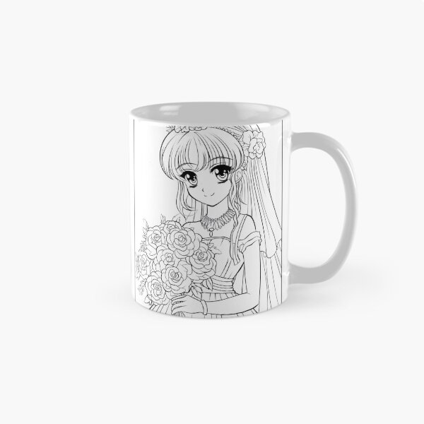 Item preview, Kawaii Girl #4 Coloring Page Pattern  designed and sold by DavidColoring.