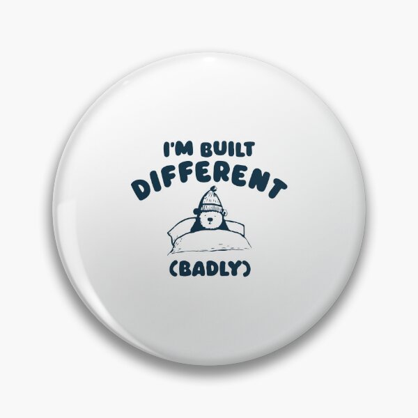 Item preview, I m built different badly designed and sold by designing01Ar3.