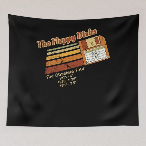 Item preview, The Floppy Disks Tour Nostalgic Vintage designed and sold by SassyYetClassy.