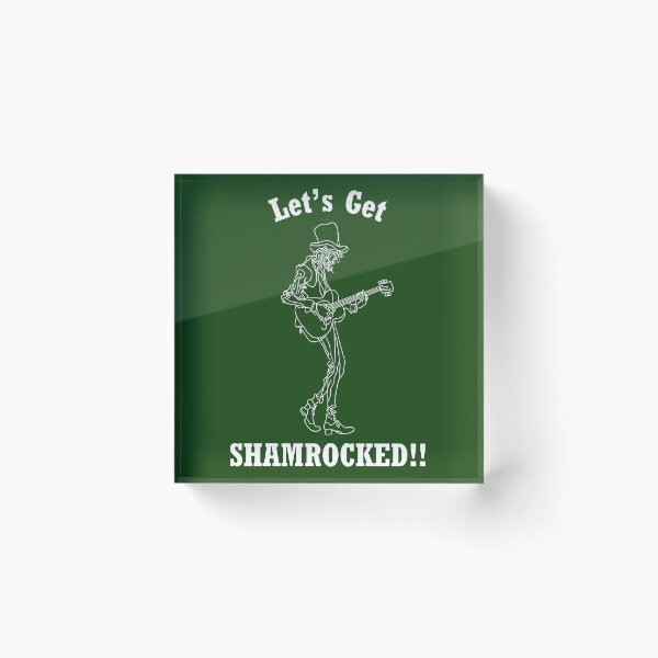 Item preview, Let’s Get Shamrocked! Irish Rock and Roll Party - St. Patrick's Day - White designed and sold by mrddst.