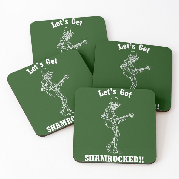 Item preview, Let’s Get Shamrocked! Irish Rock and Roll Party - St. Patrick's Day - White designed and sold by mrddst.