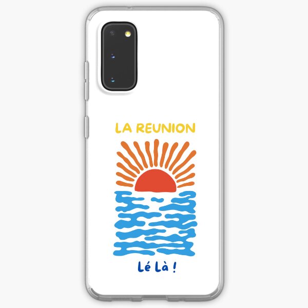 Aperçu de l'œuvre La Réunion Lé La - Soleil & Océan / Design tropical créée et vendue par Artiquement.