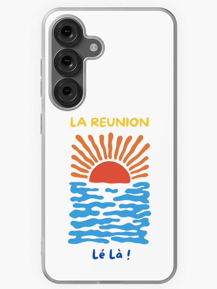Thumbnail 1 of 4, Samsung Galaxy Phone Case, La Réunion Lé La - Sun & Ocean / Tropical design designed and sold by artiquement.