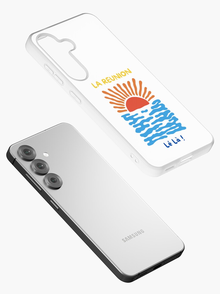 Thumbnail 2 of 4, Samsung Galaxy Phone Case, La Réunion Lé La - Sun & Ocean / Tropical design designed and sold by artiquement.
