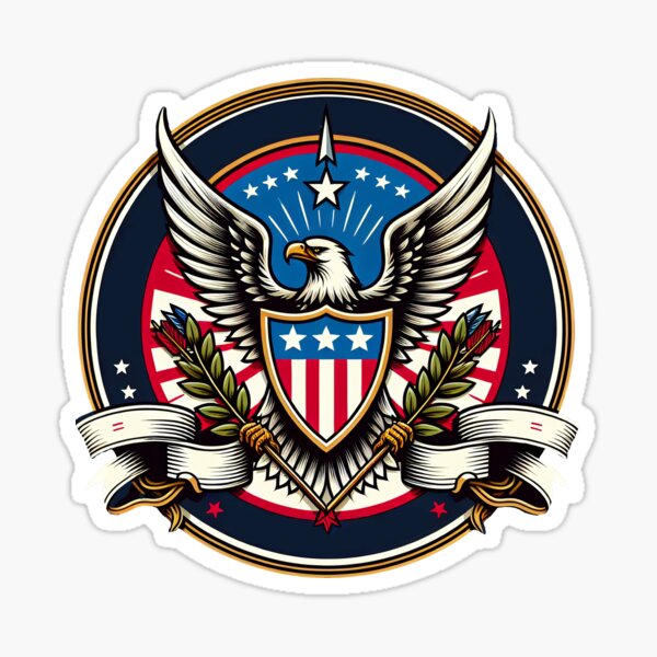 CONTRABAND - Eagle Logo 9 Sticker