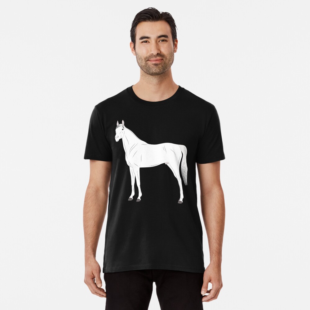 Aperçu de l'œuvre T-shirt premium créée et vendue par WebEquitation.
