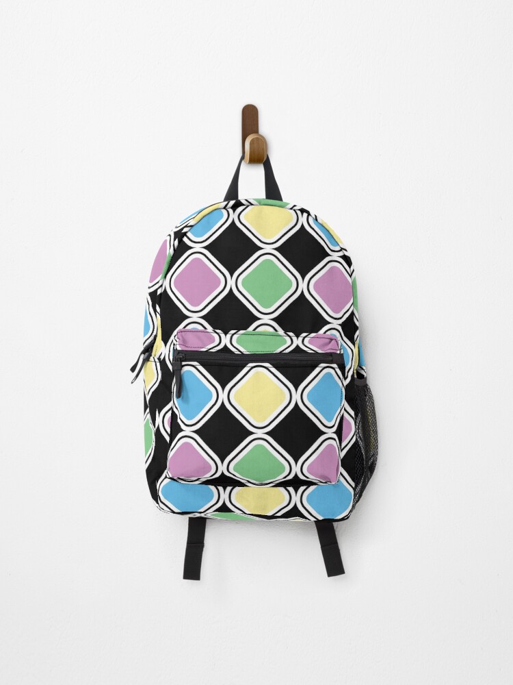 Thumbnail 1 of 3, Backpack, Pastel Pattern designed and sold by FlyfolkDesign.
