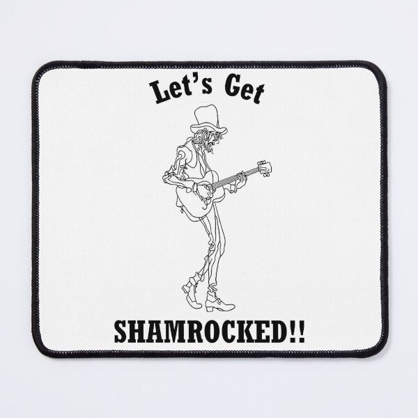 Item preview, Let’s Get Shamrocked! Irish Rock and Roll Party - St. Patrick's Day - Black designed and sold by mrddst.