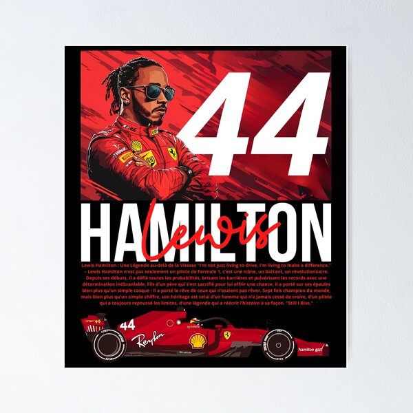 Artikel-Vorschau von Ferrari 2025: LH44-Geschenk, F1, Ferrari, Lewis Hamilton, Autosport, Fan, Sammlung, limitierte Auflage, Fahrer, Rennen, designt und verkauft von Guillaume Redfield.