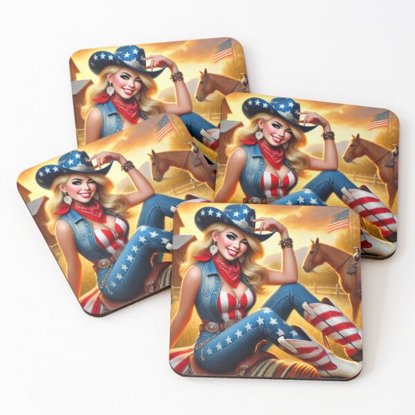 Item preview, Sexy American Cowgirl designed and sold by doramoredesigns.