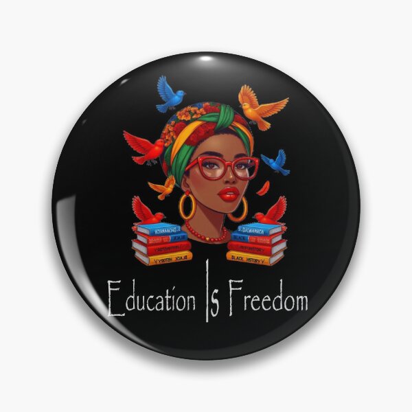 Item preview, Black History Teacher Education Is Freedom Nice Afro Women Gift designed and sold by Creat-Des.