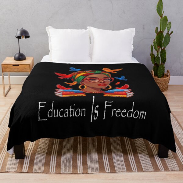 Item preview, Black History Teacher Education Is Freedom Nice Afro Women Gift designed and sold by Creat-Des.