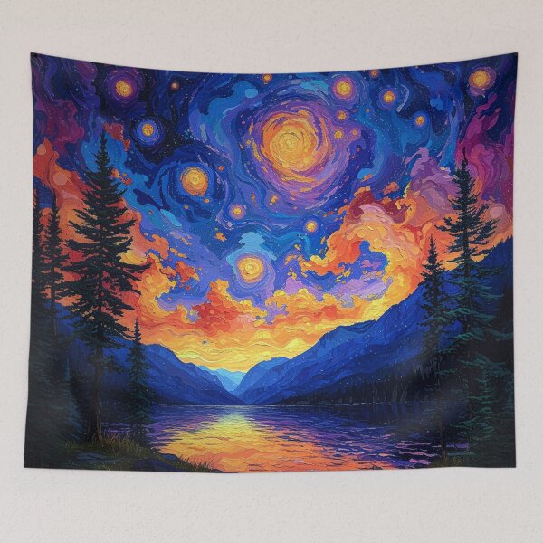 Item preview, Sunset Lake 2  designed and sold by Dawn van Doorn.