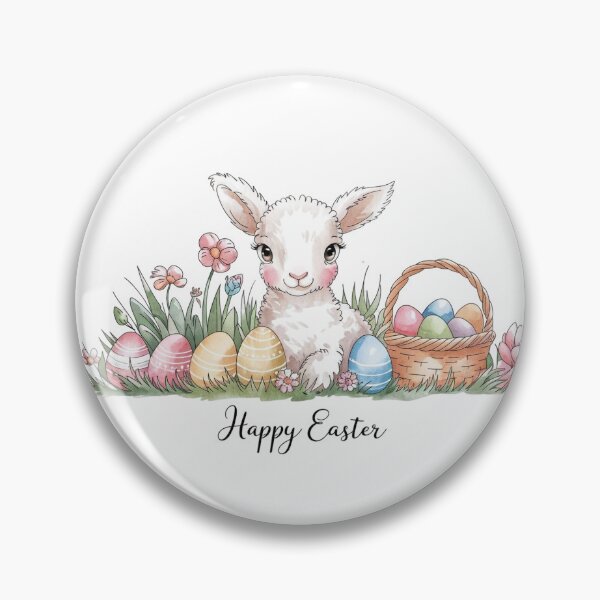 Item preview,  Happy Easter Lamb designed and sold by WikaKowalczyk.