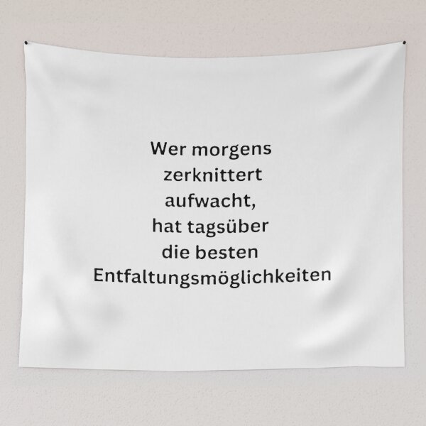 Item preview, Whoever wakes up crumpled in the morning – Funny saying for morning grouches designed and sold by Pinfinest.