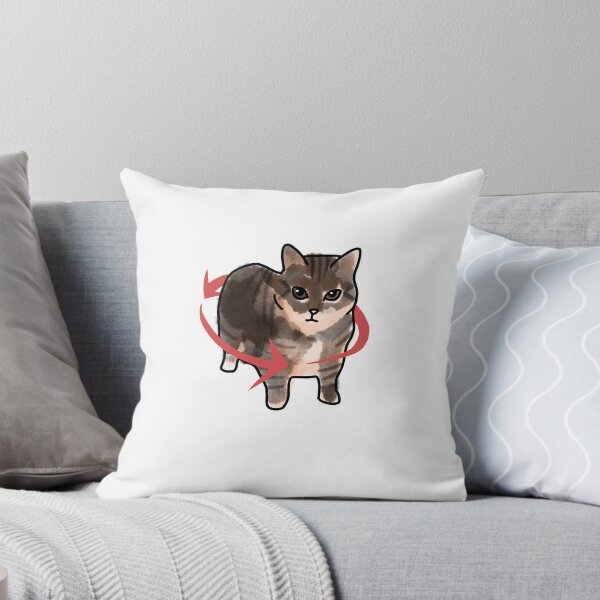 Item preview, O I I Un gato con flechas rotatorias designed and sold by Julidelphia.