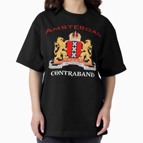 CONTRABAND - Amsterdam Crest Oversized T-Shirt
