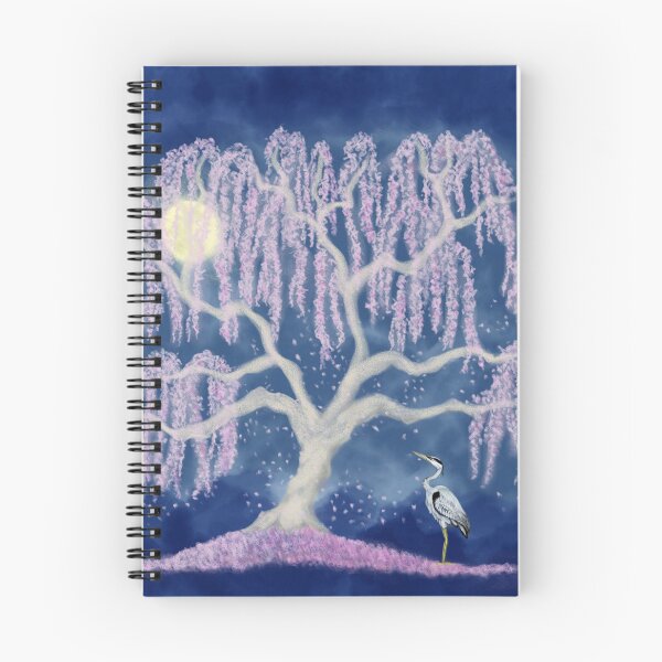 Item preview, A cherry blossom tree and an adorable bird  designed and sold by greenPQBstudio.