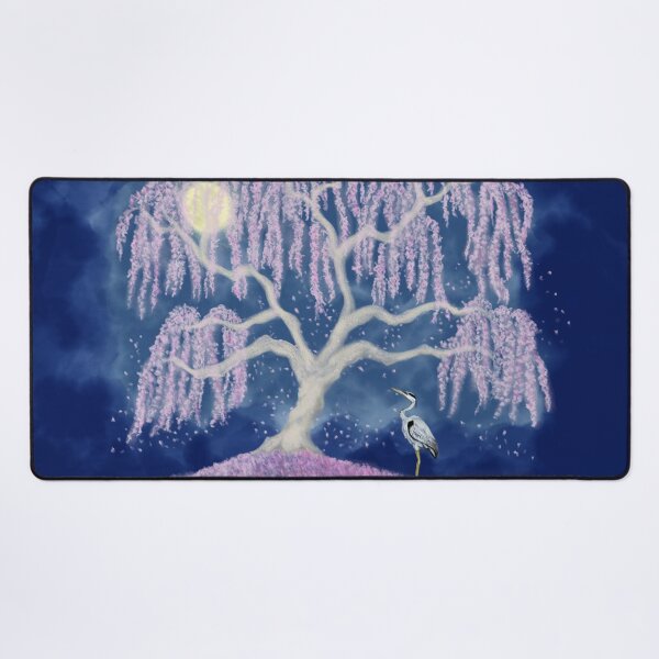 Item preview, A cherry blossom tree and an adorable bird designed and sold by greenPQBstudio.