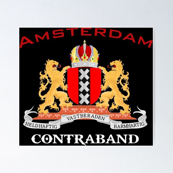 CONTRABAND - Amsterdam Crest Poster