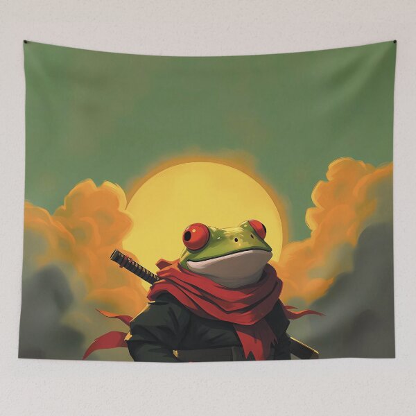 Item preview, Samurai frog designed and sold by Shjamezlaush Milicevic.