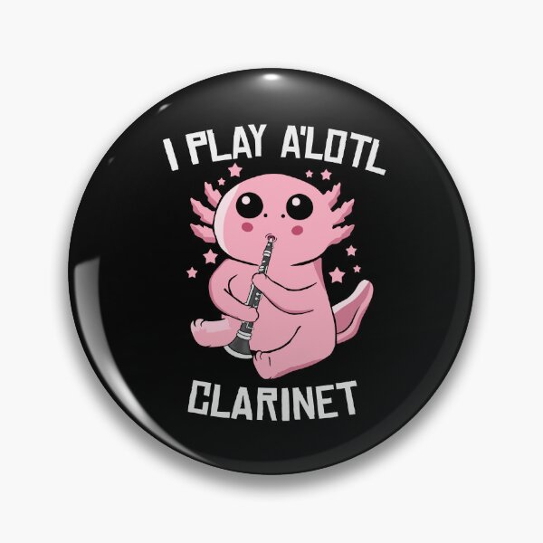 Artikelvorschau, Axolotl Klarinettenspieler Kindermusik Orchester Klarinette entworfen und verkauft von DSWShirts.