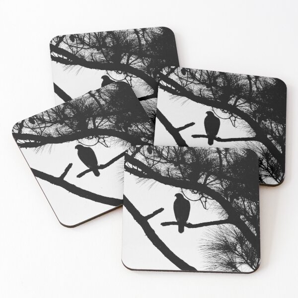 Item preview, Black and white hawk silhouette  designed and sold by Jmb67.