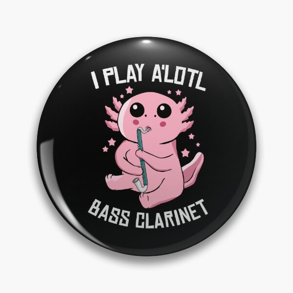 Artikelvorschau, Axolotl Bassklarinettenspieler Kindermusik Orchester Bassklarinette entworfen und verkauft von DSWShirts.
