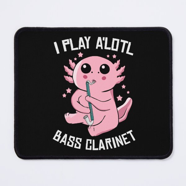Item preview, Axolotl Bass Clarinet Player Kids Music Orchestra Bass Clarinet designed and sold by DSWShirts.
