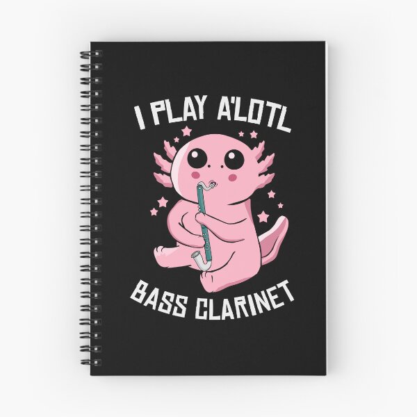 Item preview, Axolotl Bass Clarinet Player Kids Music Orchestra Bass Clarinet designed and sold by DSWShirts.